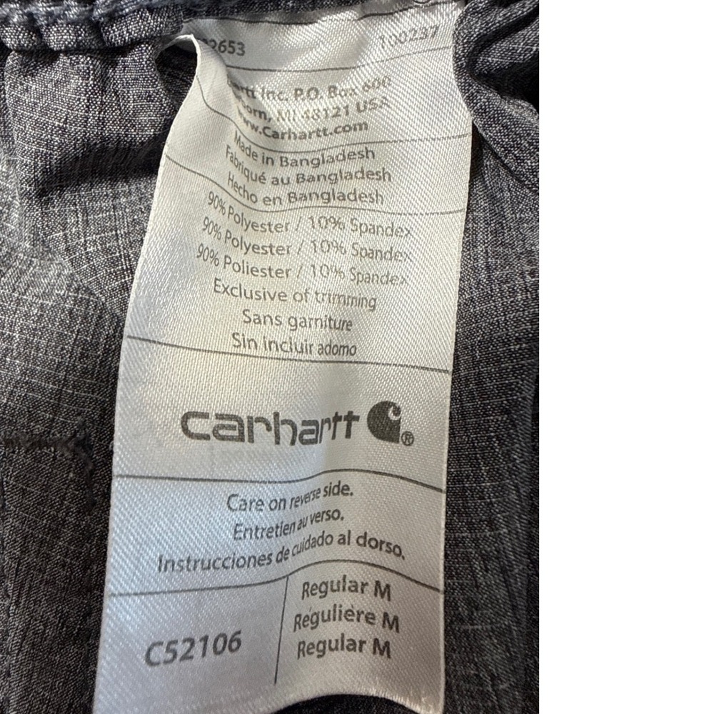 Carhartt Force Scrub Set Womens Medium Grey V-Neck Top Cargo Pants Heather - Picture 6 of 13